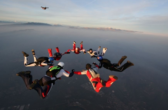  Piolín juntos haciendo el vuelo 